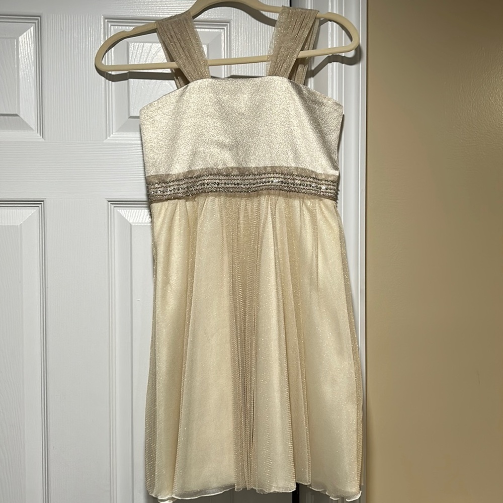 Gold dress